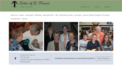 Desktop Screenshot of oldenburgfranciscans.org